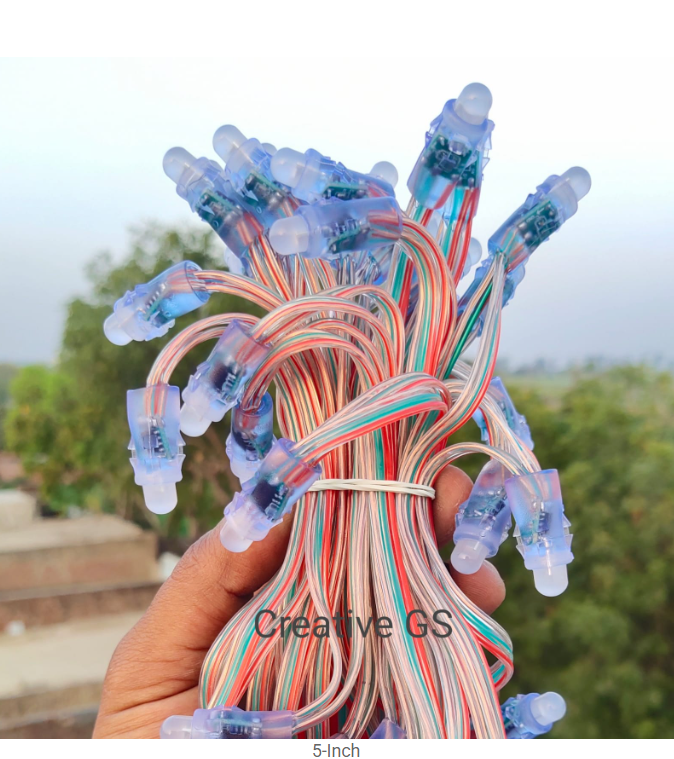 Pixel LED Copper Gel Wire 5-Inch